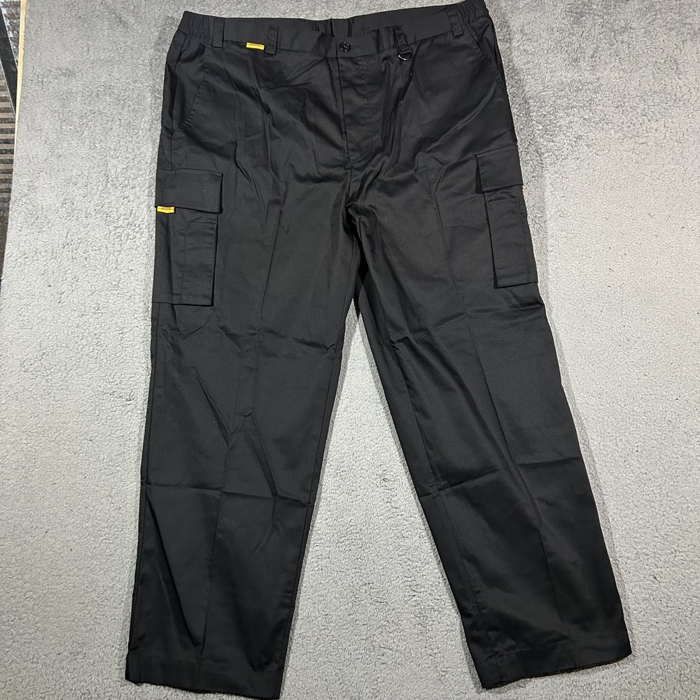 Men's Official DHL Black Work Cargo Pants Size 42-32 #2661
